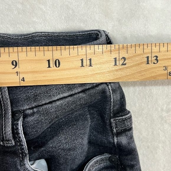 Mother Jeans 26 Tippy Top Looker Black Vintage Wash Stretch Jeans Made in USA - Picture 10 of 12